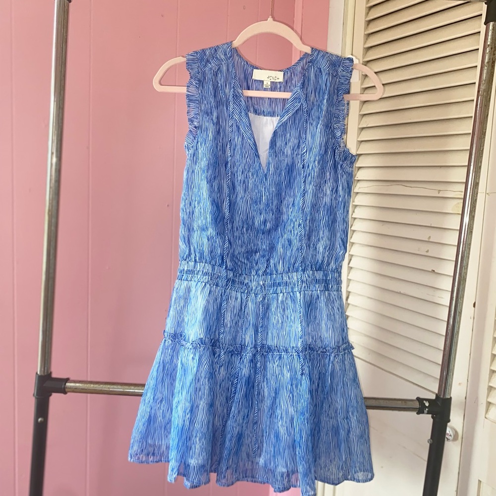 Pinch Blue Casual Sleeveless Dress